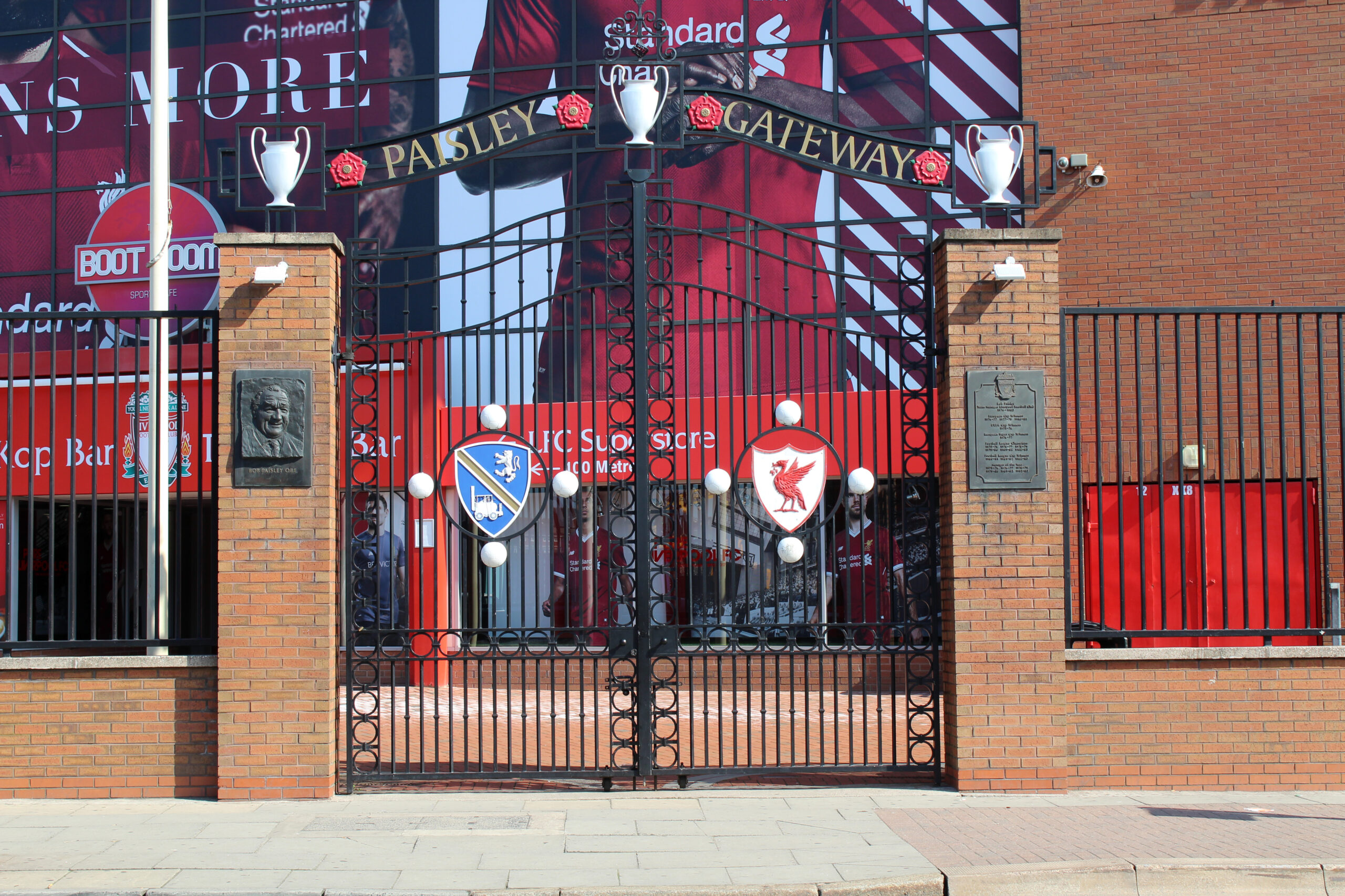 Paisley Gateway ulaz u stadion Anfield, Liverpool FC