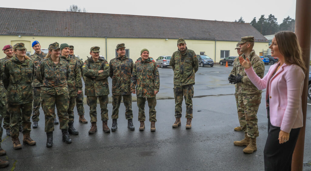 Vojnici njemačke Bundeswehr na vojnoj obuci
