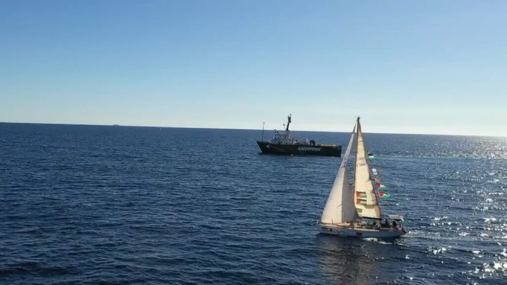 Brodovi u flotili prema Gazi