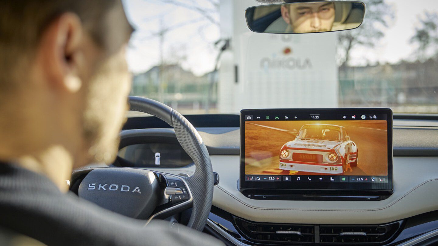 Škoda adds AirConsole, Škoda Play and Spotify to BEV infotainment