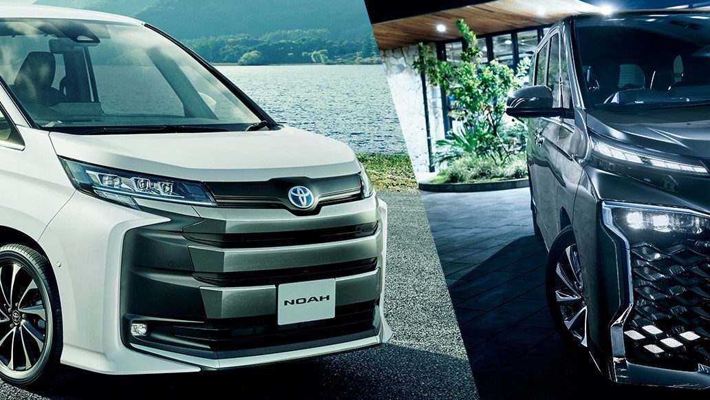 Toyota Launches New Noah and Voxy Minivans in Japan