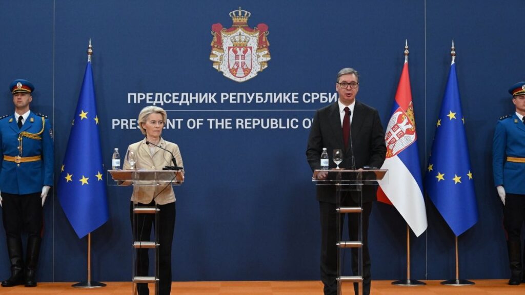 Aleksandar Vučić i Ursula von der Leyen