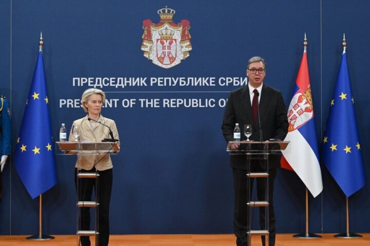 Aleksandar Vučić i Ursula von der Leyen
