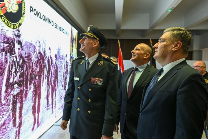 Milanović na obljetnici osnutka Gromova: 'O svojoj sudbini i svojoj vojsci odlučujemo sami'