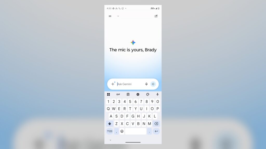 Redizajnirano sučelje aplikacije Gemini za Android.