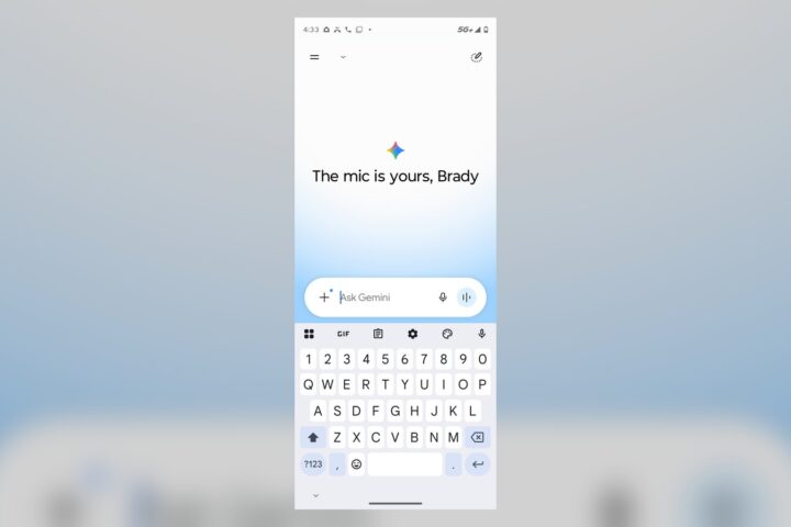Redizajnirano sučelje aplikacije Gemini za Android.