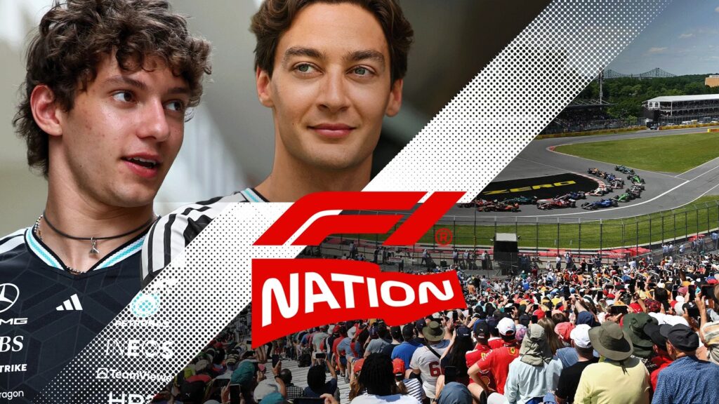 F1 Nation najava kanadske utrke Formule 1 s Kimijem Antonellijem i Georgeom Russellom.