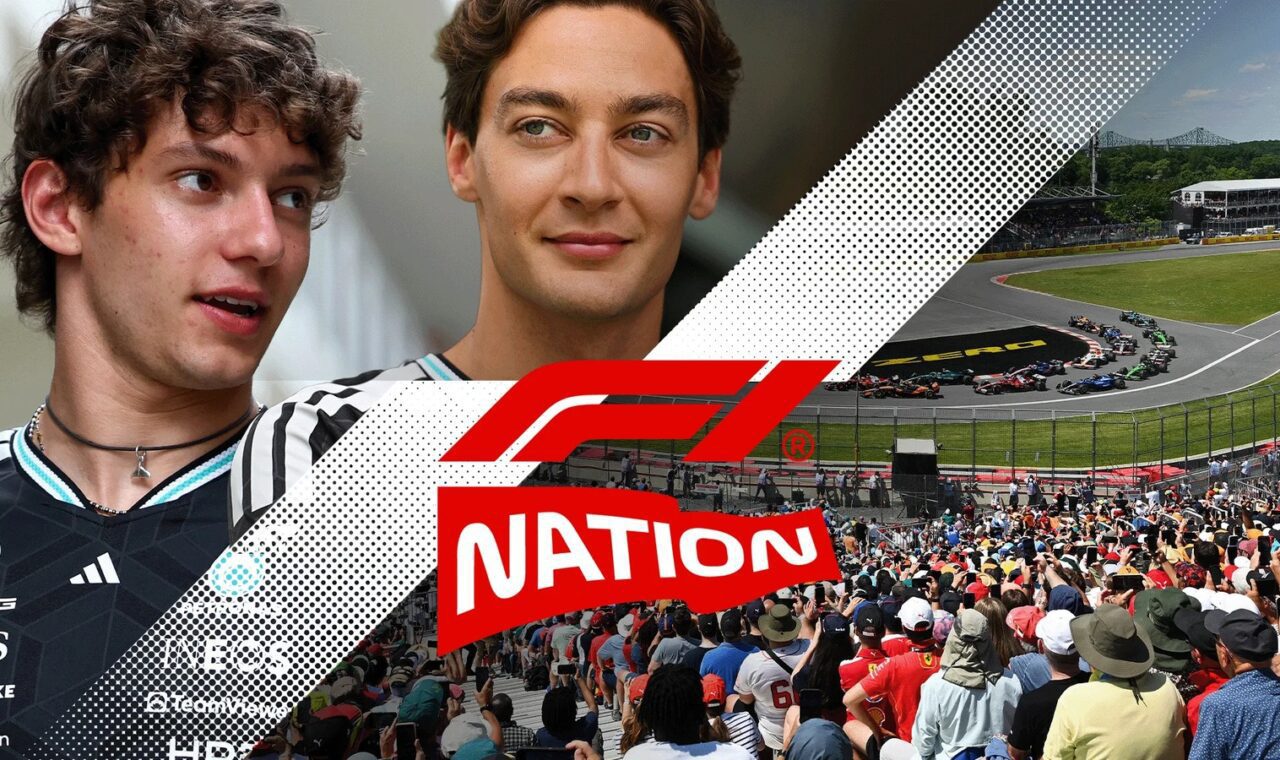 F1 Nation najava kanadske utrke Formule 1 s Kimijem Antonellijem i Georgeom Russellom.