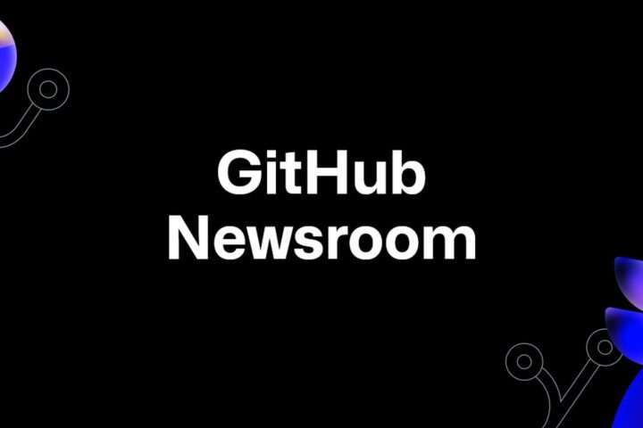 GitHub Newsroom vizual.