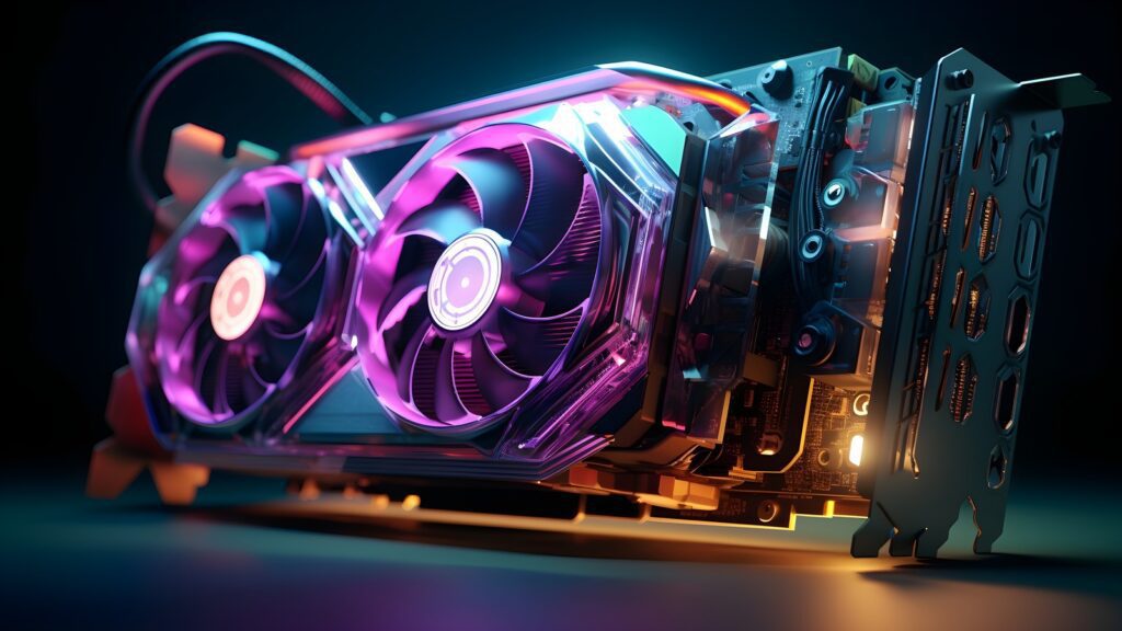 Grafička kartica s RGB osvjetljenjem.