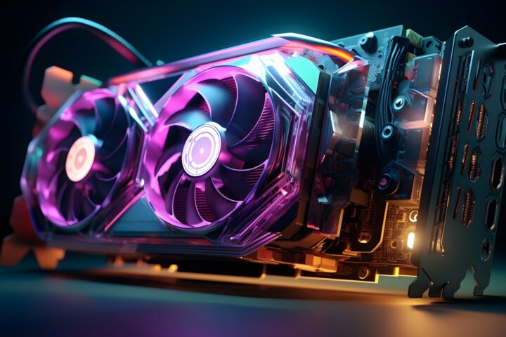 Grafička kartica s RGB osvjetljenjem.