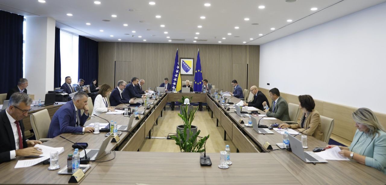 Sjednica Vijeća ministara Bosne i Hercegovine.