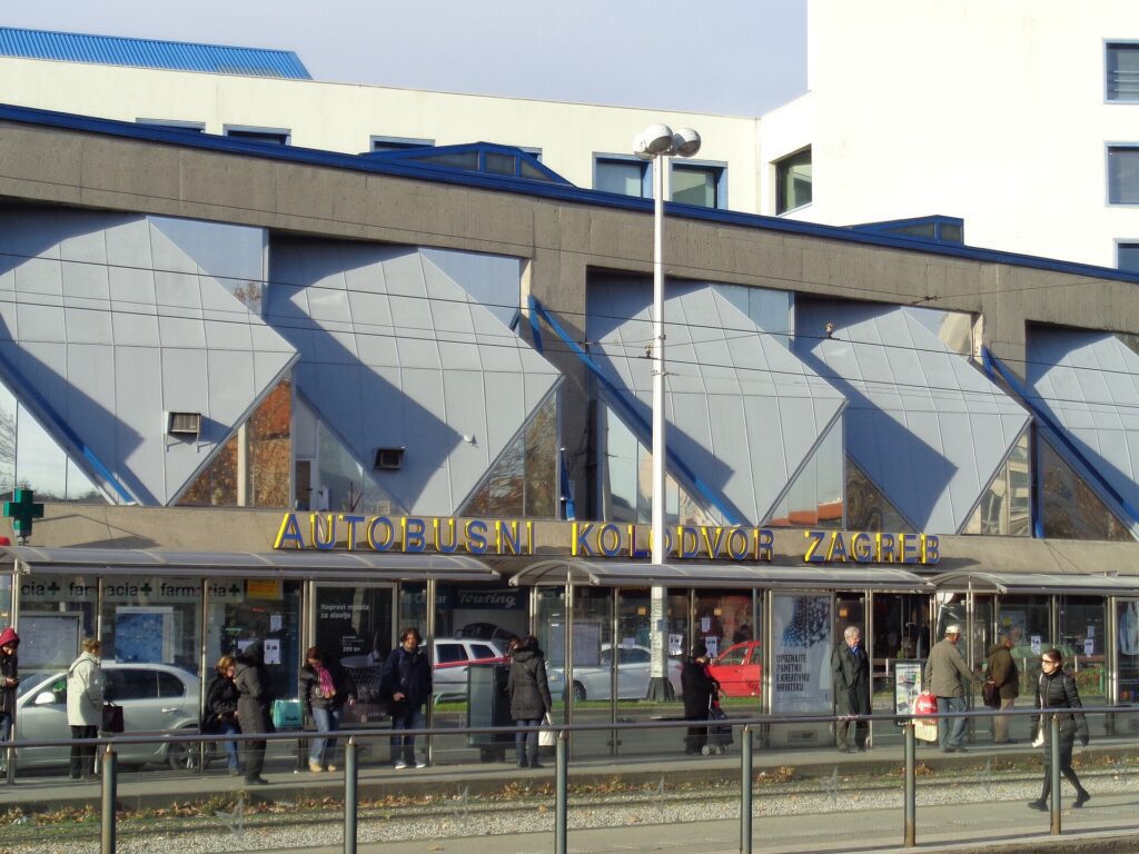 Autobusni kolodvor Zagreb.