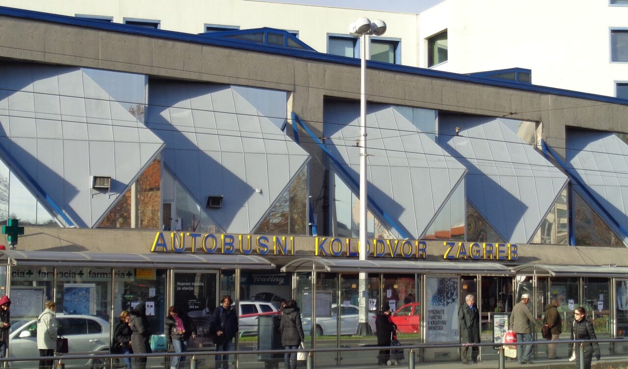 Autobusni kolodvor Zagreb.