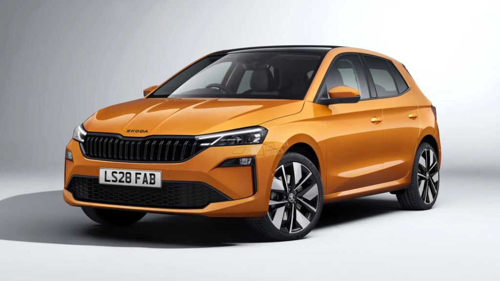 Skoda Fabia, dizajnerski prikaz.