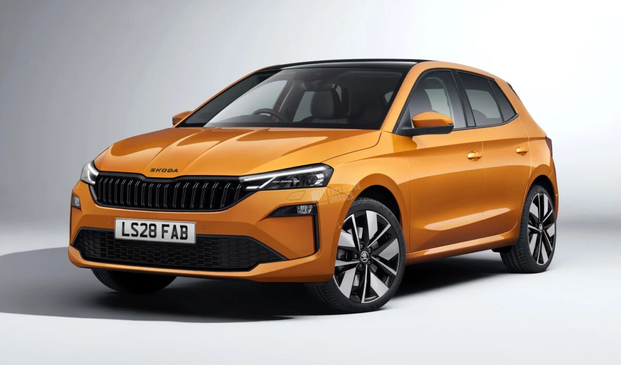 Skoda Fabia, dizajnerski prikaz.