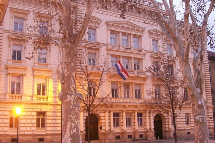 Zgrada suda u Zagrebu.