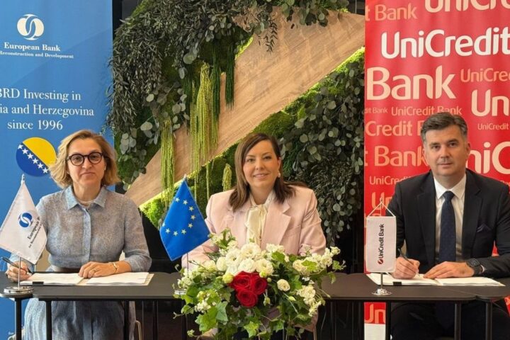 EBRD odobrava 10 milijuna eura UniCredit Banci Mostar za digitalnu i zelenu transformaciju MSP-a u BiH