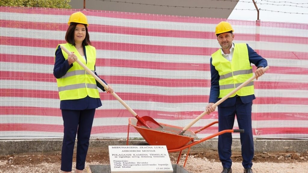 Polaganje kamena temeljca za terminal Aerodroma Mostar
