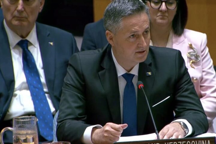 Bećirović u Vijeću sigurnosti UN-a upozorio na prijetnje Daytonu i ustavnom poretku BiH