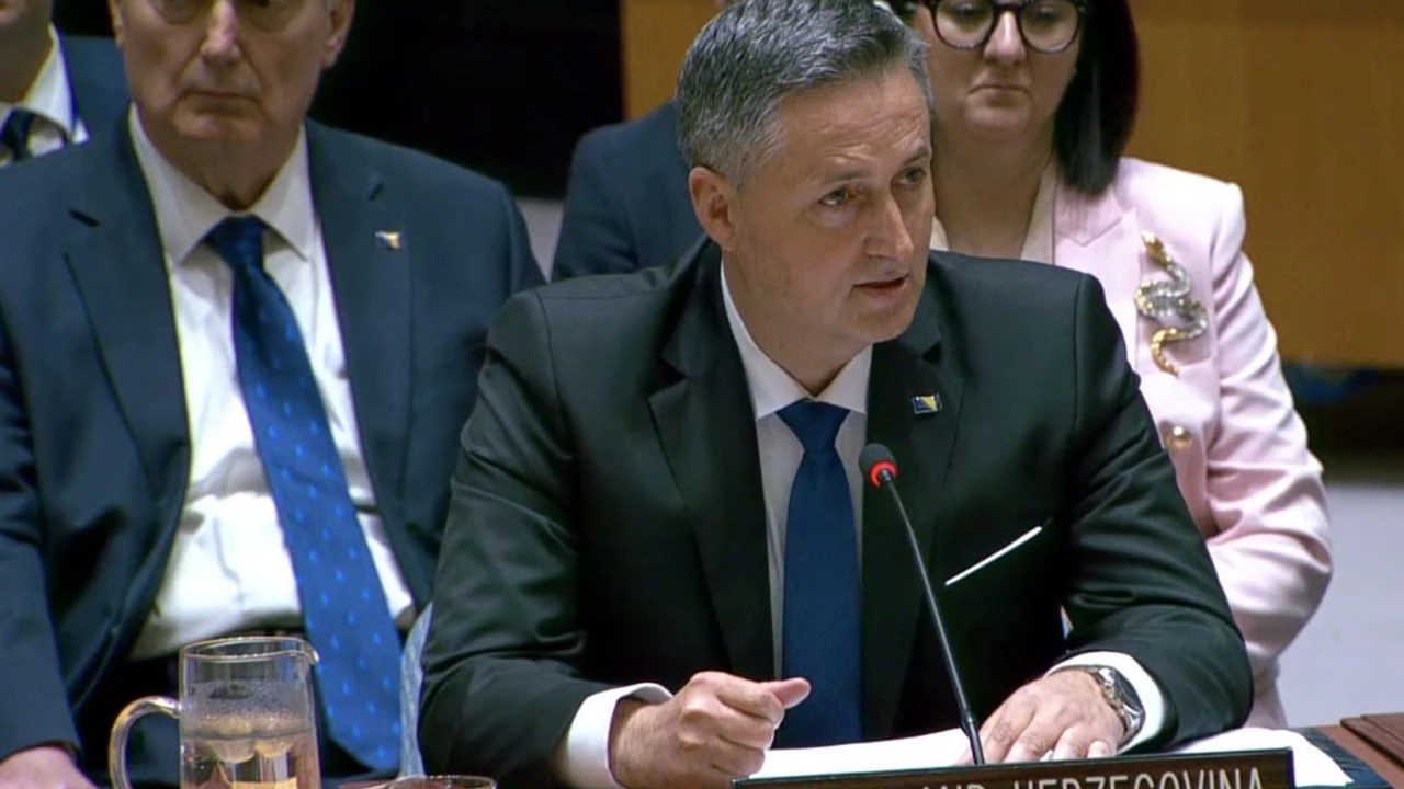 Bećirović u Vijeću sigurnosti UN-a upozorio na prijetnje Daytonu i ustavnom poretku BiH