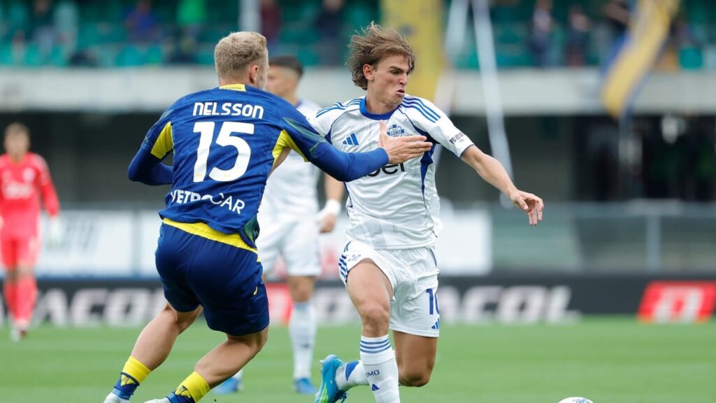 Detalj s utakmice Verona - Como u Serie A