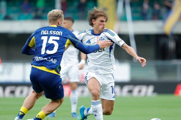 Detalj s utakmice Verona - Como u Serie A
