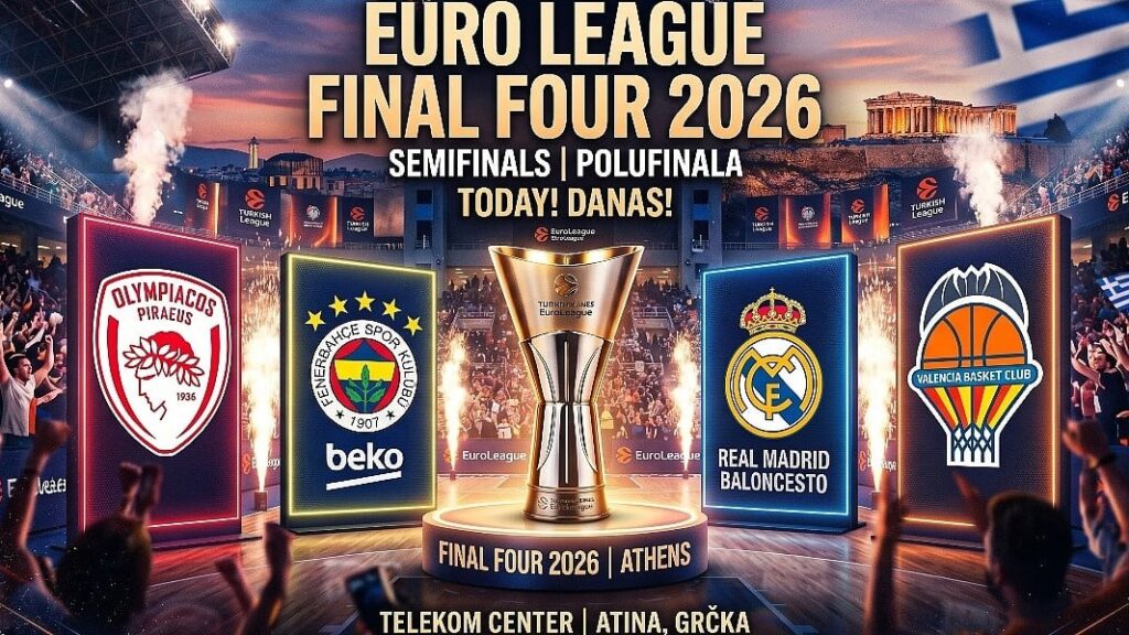 Danas počinje Final Four Eurolige: Olympiacos, Fenerbahče, Real Madrid i Valencia u borbi za titulu