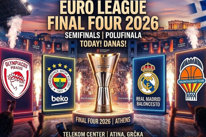 Danas počinje Final Four Eurolige: Olympiacos, Fenerbahče, Real Madrid i Valencia u borbi za titulu