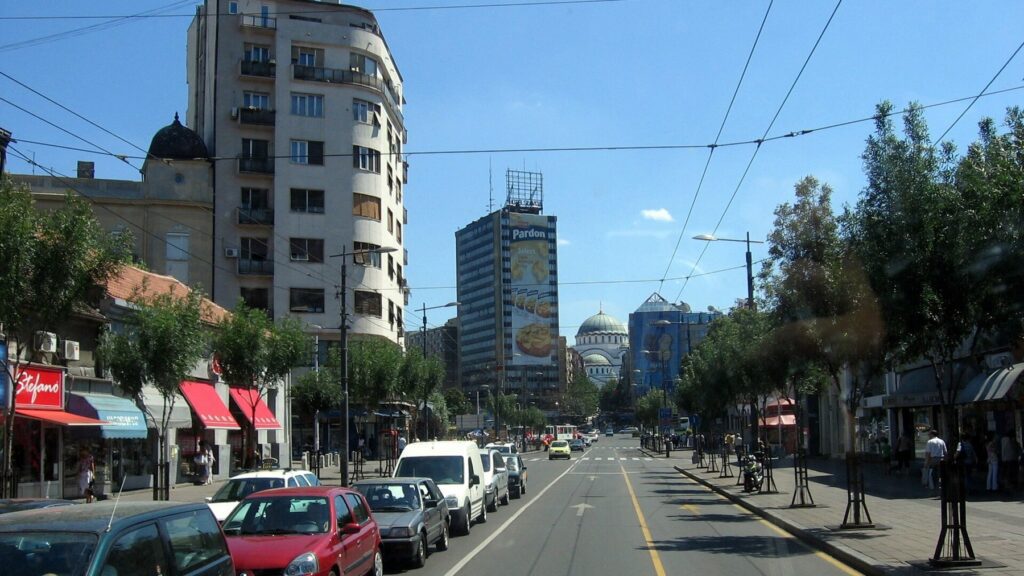 Trg Slavija u Beogradu.