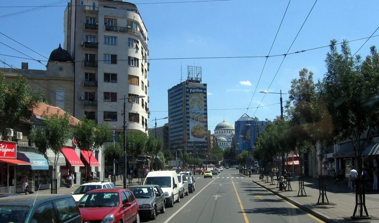 Trg Slavija u Beogradu.