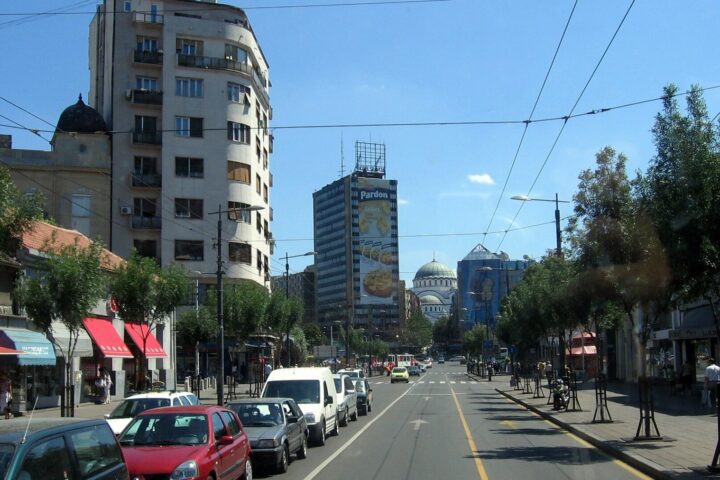 Trg Slavija u Beogradu.