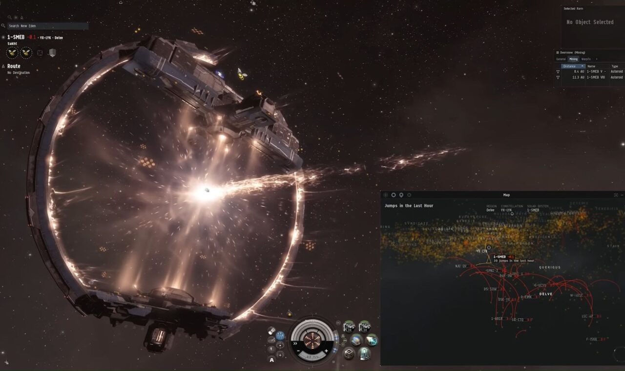 EVE Online i AI trening, ilustracija