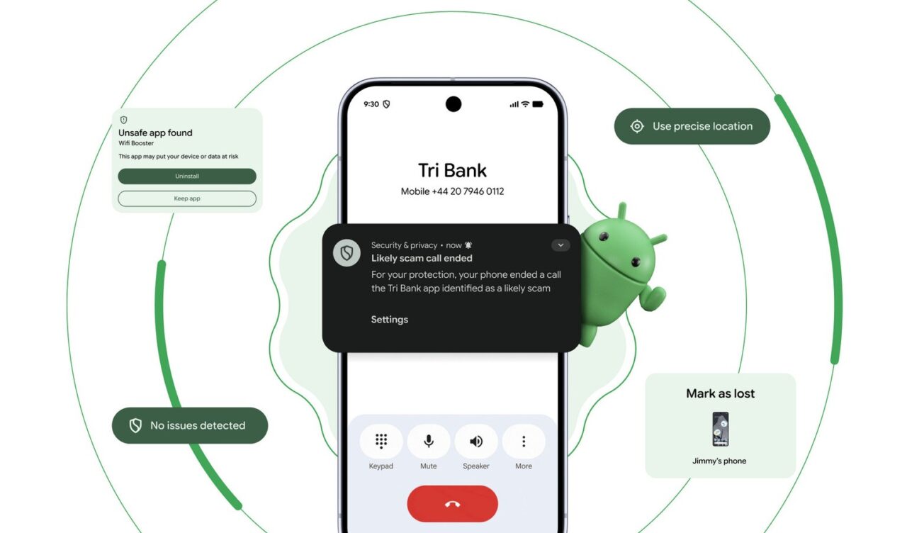 Google najavljuje nove sigurnosne alate za Android, uključujući zaštitu od prevarantskih bankovnih poziva