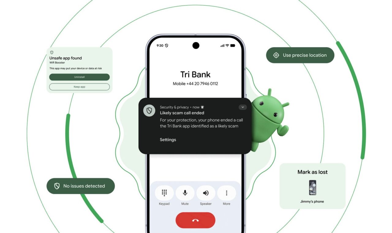 Google najavljuje nove sigurnosne alate za Android, uključujući zaštitu od prevarantskih bankovnih poziva