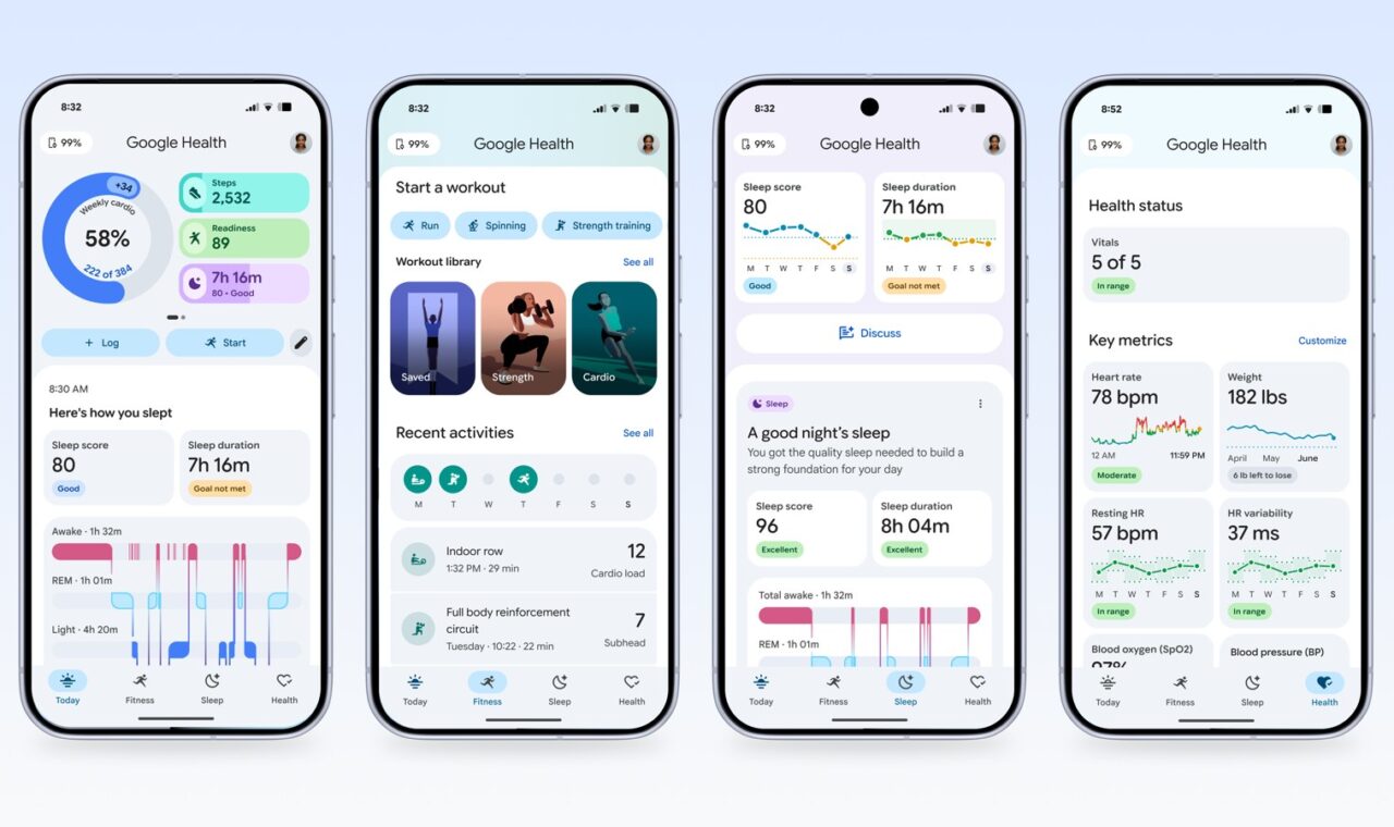 Prikaz aplikacije Google Health, ilustracija iz izvornog članka