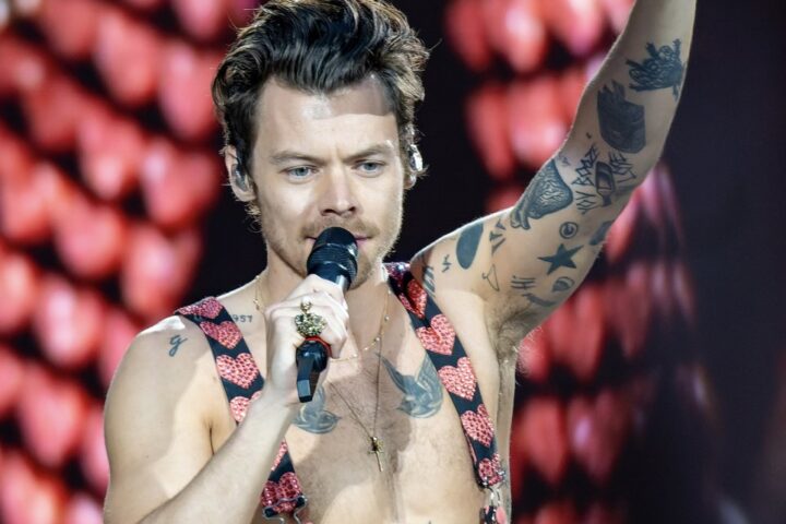 Harry Styles na koncertu, arhivska fotografija