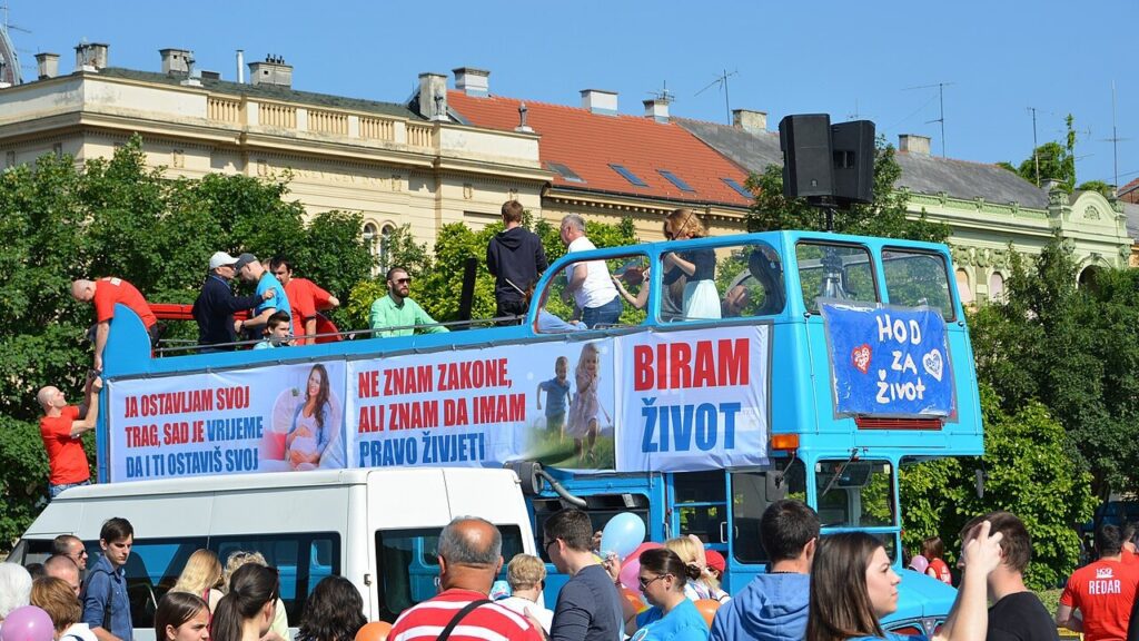 Arhivska fotografija Hoda za život u Zagrebu