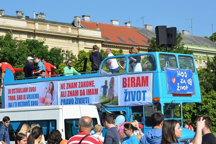 Arhivska fotografija Hoda za život u Zagrebu