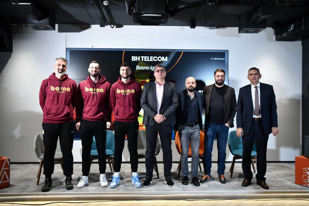 Predstavnici KK Bosne BH Telecom na konferenciji za medije
