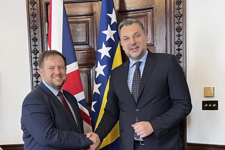 Konaković i Doughty u Londonu razgovarali o BiH, OHR-u i euroatlantskom putu