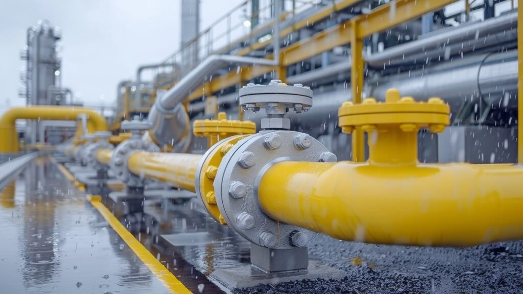 Naftna i plinska infrastruktura kao ilustracija nesta?ice goriva