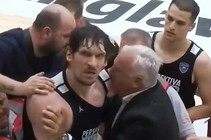 Marjanović napravio incident u Ljubljani, Dončić ga smirivao pred tribinama