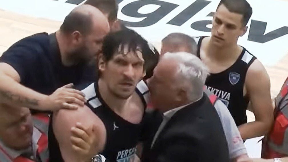 Marjanović napravio incident u Ljubljani, Dončić ga smirivao pred tribinama