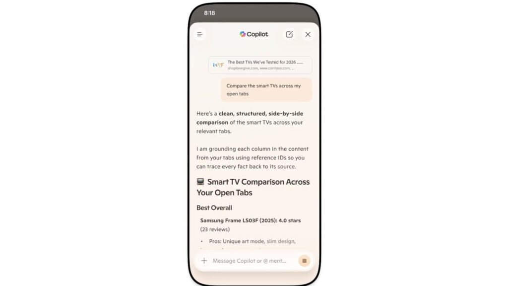 Microsoft ukida Copilot Mode na Edgeu, a njegove su značajke sada ugrađene izravno u preglednik