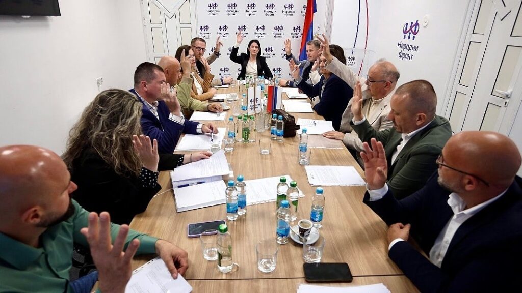 Narodni front prihvatio sporazum sa SDS-om o zajedničkom nastupu opozicije