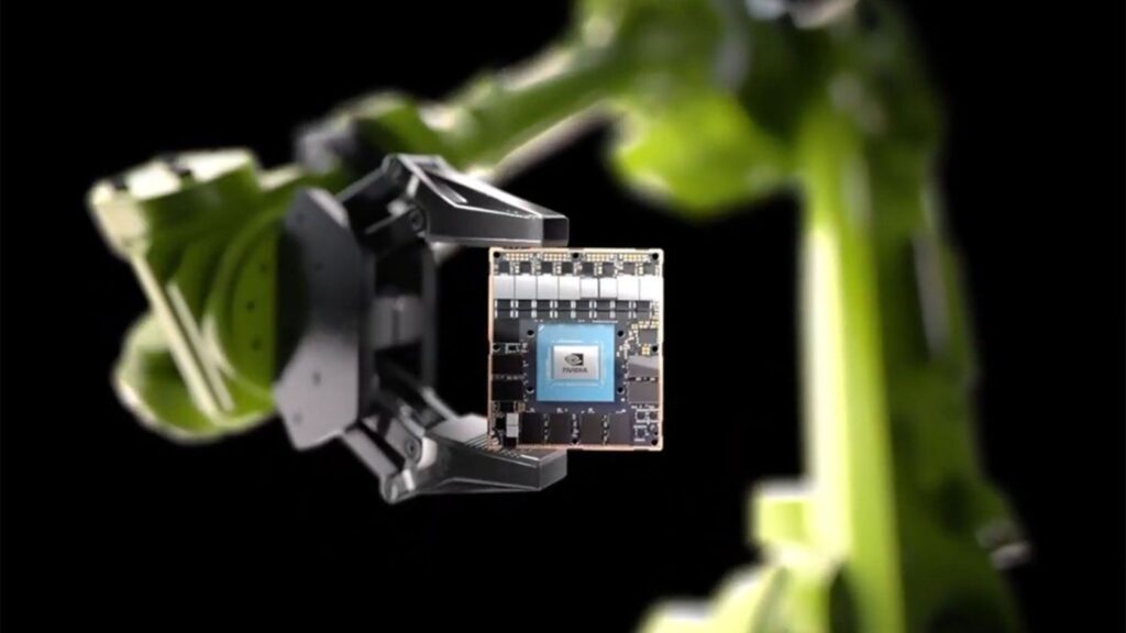 Nvidia Jetson modul kao ilustracija starijih Jetson AI procesora