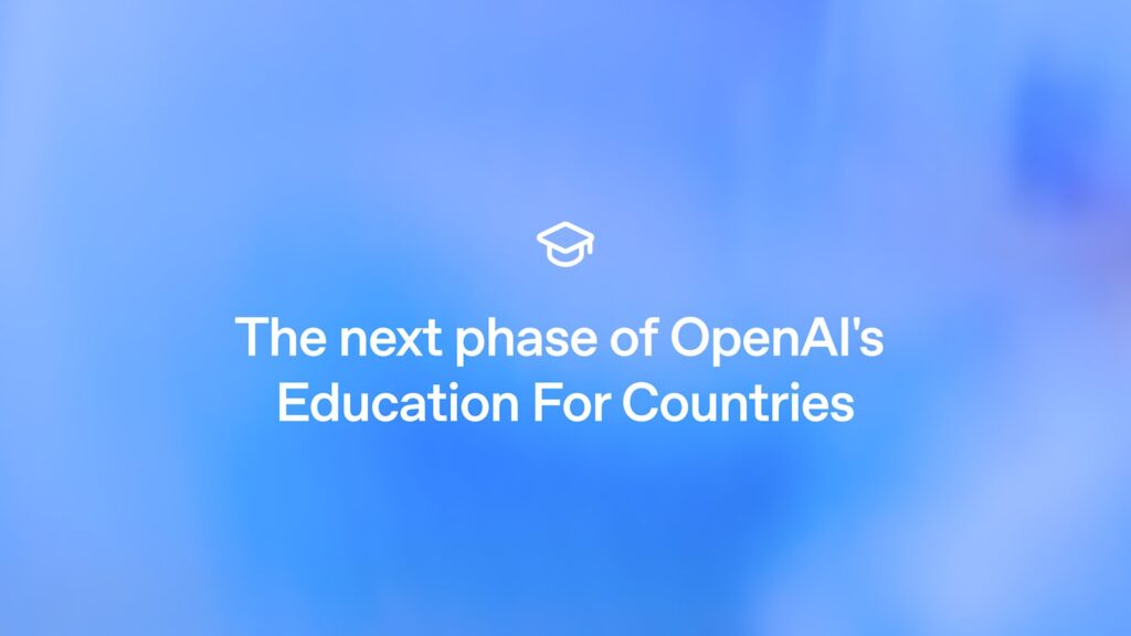 OpenAI proširuje program Education for Countries i uključuje Singapur