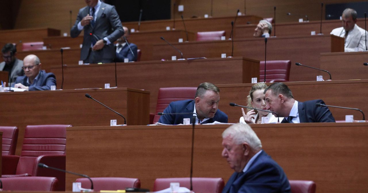 Zastupnici u sabornici Hrvatskog sabora.