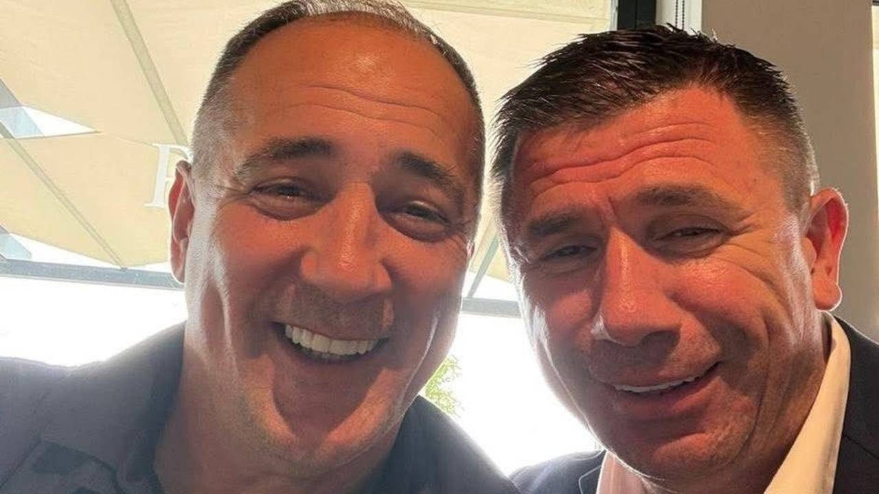 Ivica Pirić i Igor Štimac na druženju u vinariji